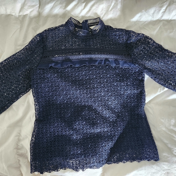 Navy blouse - Picture 1 of 5